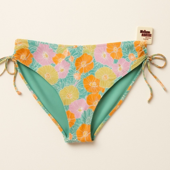 Time and Tru Other - Time and Tru Floral Bikini Bottom with Side Ties sz 2x nwt, 015